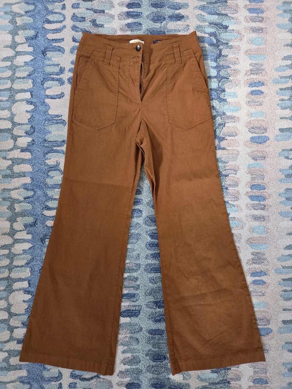 The Naomi Wide-Leg Flare Pants by Maeve from Anthropologie